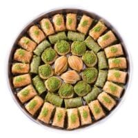 Baklava Special With Pistachio On The Tray