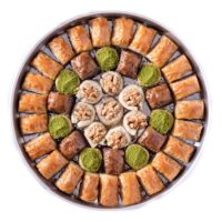 Baklava Special With Walnut On The Tray