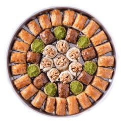 Baklava Special With Walnut On The Tray