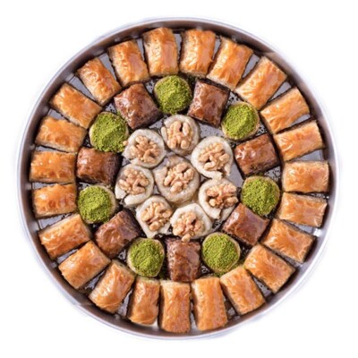 Baklava Special With Walnut On The Tray