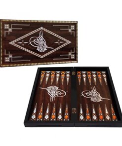 Ottoman Sign Handmade Backgammon Nacre