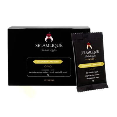 Selamlique Cardamon 터키어 커피 향낭 24 팩