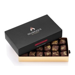 Selamlique Gold Sprinkled Pomegrante Turkish Delight