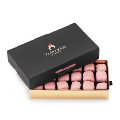 Selamlique Gold Sprinkled Rose Turkish Delight