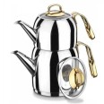 Korkmaz Rosanna Turkish Tea Pot Set