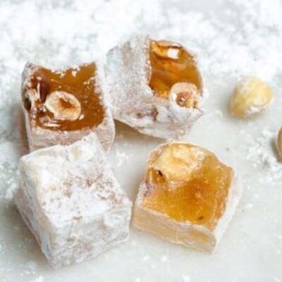 Turkish Delight with Hazelnut