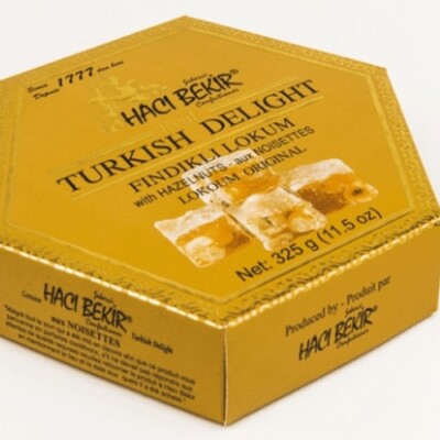 Turkish Delight with Hazelnut