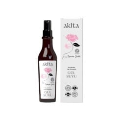 Akita Premium Quality Natural Turkish Rose Water Spray - Contains Rose Oil - 250ml (8.45floz)