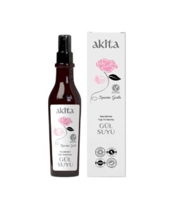 Akita Premium Quality Natural Turkish Rose Water Spray - Contains Rose Oil - 250ml (8.45floz)
