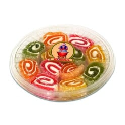 Koska Hương vị trái cây Sultan Thổ Nhĩ Kỳ Delight Đóng hộp trong suốt