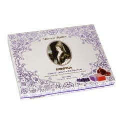 Koska Traditional Turkish Delight Hürrem Sultan with Pomegranate and Lavender Mixed 550 gr