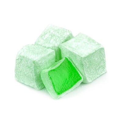 Koska Traditional Turkish Delight with Mint Flavored (Turkish Lokum) 250 gr