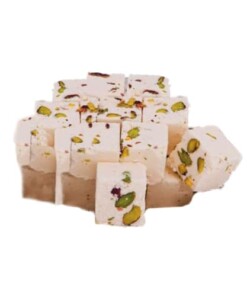 Koska Turkish Traditional Plain Tensile Halva with Pistachio