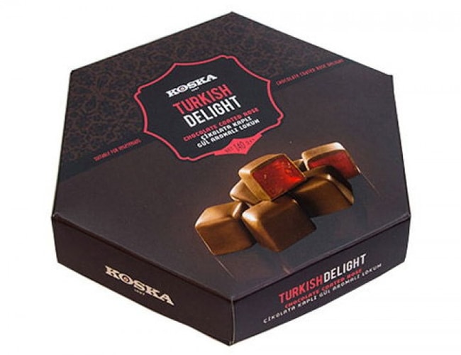 Koska Chocolate Coated Turkish Delight with Rose Flavored, 140 gr Buy ...