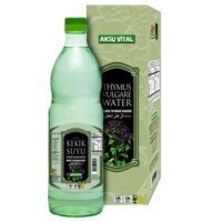 Aksu Vital Turkish Organic Thyme (Oregano) Water with Glass Bottle 1000ml (33.8floz)