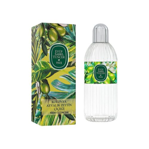 Eyüp sabri tuncer ayvalık olive blossom scented glass bottle turkish cologne - 400ml