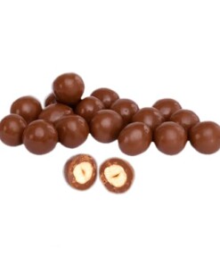 Hazelnut Dragee Covered with Chocolate 200 gr