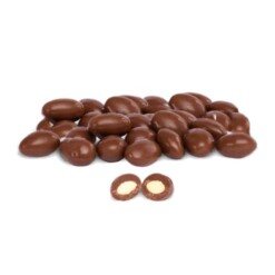 Almond Dragee Covered with Chocolate 200 gr