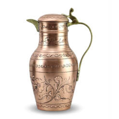 Turkish Copper Water Jug Antique Miray