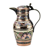 Turkish-Copper-Water-Jug-Handmade-Bird