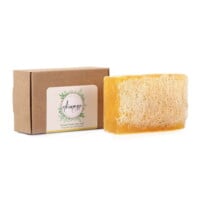 Turkish Natural Handmade Soap Lemon With Organic Zucchini Fiber