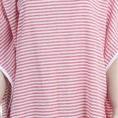 Loincloth-Dress-Hooded-Pinstriped-Red2