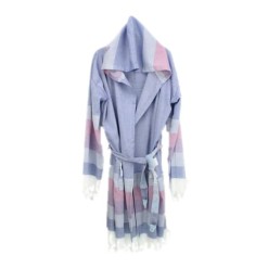 Loincloth-Robe-Stripe-navy-blue-Red-white