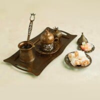 Turkish Copper Coffee Set