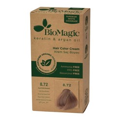 BioMagic Hair Color Light Ashy Auburn 8.72