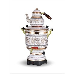 New Rose Flower Royal Electric Copper Samovar 1460
