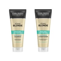 John Frieda Sheer Blonde Moisturising Shampoo 250 ml (8.45floz) and Conditioner 250 ml (8.45floz) for Lifeless and Faded Hair 250 ml (8.45floz)