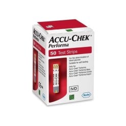 Accu Chek Performa Test Strips For Diabetic Patients 50 Pcs
