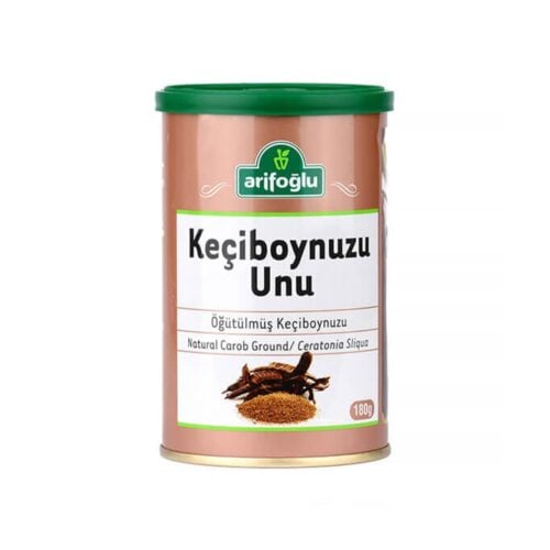 Farinha de alfarroba natural Arifoglu 180 gr (6. 35 onças)