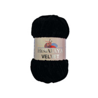 Himalaya Velvet Black Velvet Yarn 90011