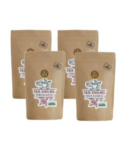 Kahve Dunyasi Freshly Ground Medium Roasted Turkish Coffee 200 gr (7oz) - 4 Pieces