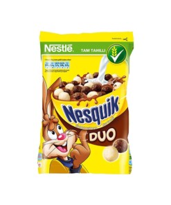 Nestle Nesquik Duo Chocolate Wheat & Corn Breakfast Cereal 310 gr (10.93oz)
