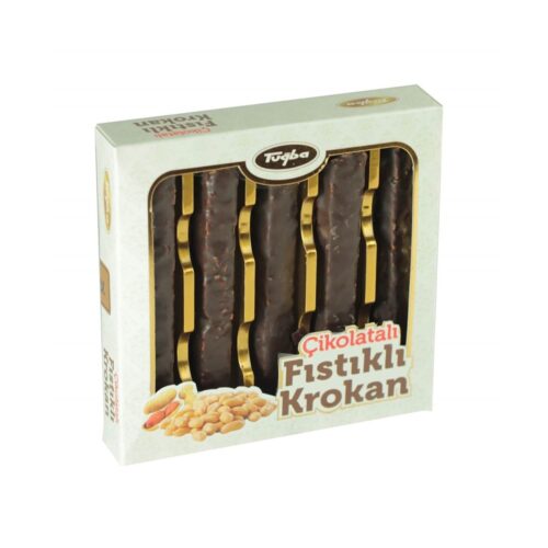Tugba chocolate-coated peanuts brittle 75 gr (2. 64oz) - 5 pieces