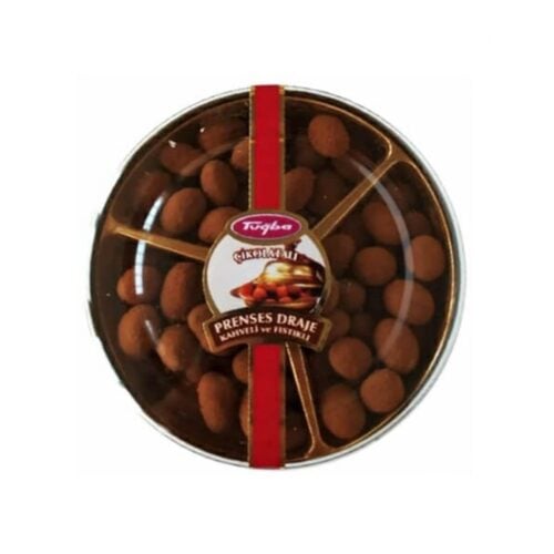Tugba princess chocolate & coffee coated peanut dragee 140 gr (4. 93oz)