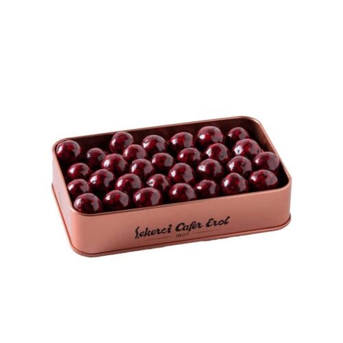 Blackberry flavored dragee metal box sekerci cafer erol