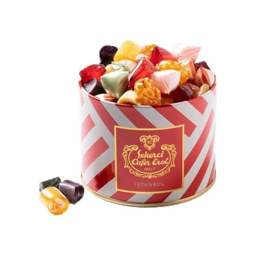 Mixed Akide Candy Metal Box Sekerci Cafer Erol