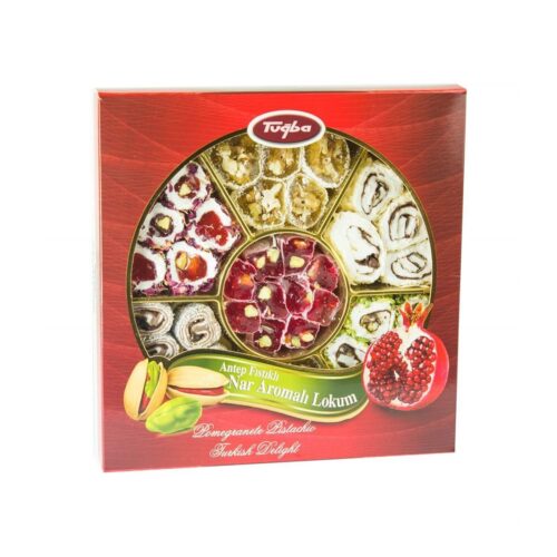 Tugba assorted turkish delight with pistachio 430 gr (15. 16oz)