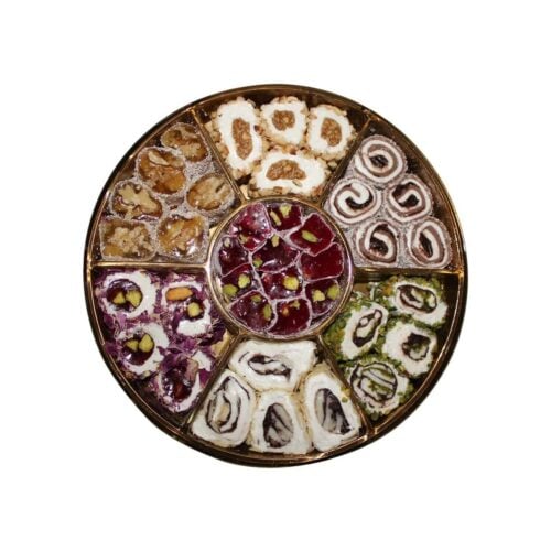 Tugba traditional tastes assorted turkish delight 430 gr (15. 16oz)