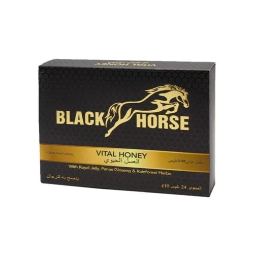 Black horse vital honey herbal paste 10 gr (0. 35oz) - 24 pieces