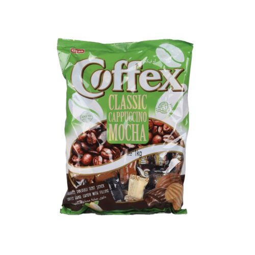 Elvan coffex 3 type coffee flavoured filled hard candy 1000 gr (35. 27oz)