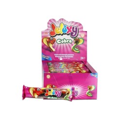 Elvan Jelaxy Cobra Gummy Candy with Fruit Flavor in Box 20 gr (0.70oz) - 24 Pieces