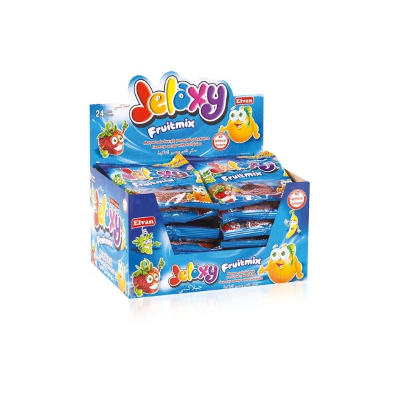 Elvan Jelaxy Gummy Candy with Fruit Juice 80 gr (2.82oz) - 12 Pieces2
