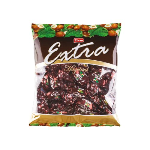 Milk Chocolate Filled with Hazelnut Cream Elvan 500 gr (17.63oz)