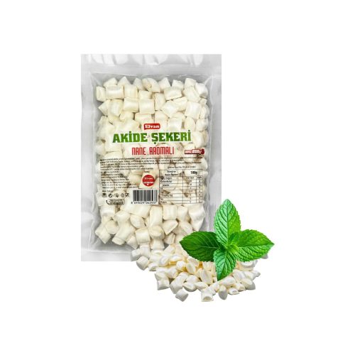 Mint flavored hard candy elvan 200 gr (7. 05oz)