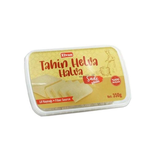 Sade tahin helvası elvan 350 gr (12. 34oz)