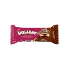Biscuits sandwich enrobés de chocolat au lait Elvan Holiday avec marmelade de guimauve et de cerises 30 gr (1.05 oz) – 8 pièces